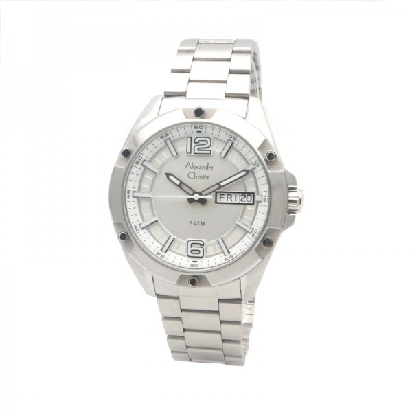 Alexandre Christie AC 6518 Silver White MEBTBSL